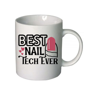 Best Nail Tech Ever - Boutique Ceramic Mug Thumbnail