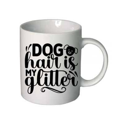 Dog hair is my Glitter - Boutique Ceramic Mug Thumbnail