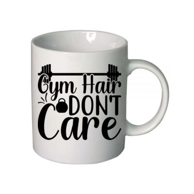 Gym Hair Don't Care - Boutique Ceramic Mug Thumbnail