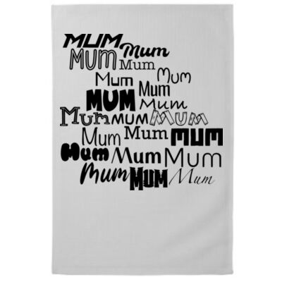 Mum Mum Mum Tea Towel – Because Mum Is Always the Answer Thumbnail