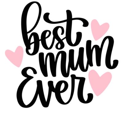 Best Mum Ever with Hearts Thumbnail